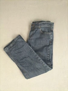 M&S Autograph Weekend Jeans Women's Size 10 Dark Blue Straight Short Stretch - Picture 1 of 9