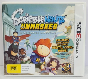 ScribbleNauts Unmasked: A DC Comics Adventure - Nintendo 3DS 2DS PAL - Picture 1 of 4