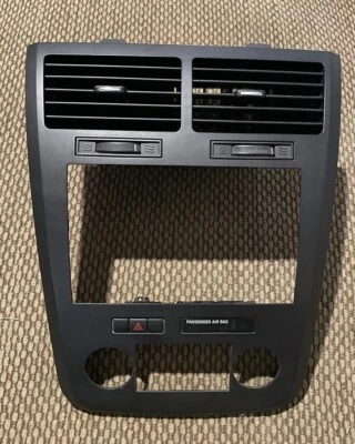 2007-2010 Saturn Outlook Radio Bezel Trim Center Dash Cover Air Vents Black OEM - Image 1 of 4