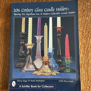 20th Century Glass Candle Holders Reference Book Riggs Depression Fancy Imperial - Picture 1 of 13