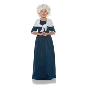 Underwraps Martha Washington History United States Halloween Costume Girls 25886 - Picture 1 of 3
