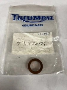 NEW GEN TRIUMPH SPRINT 900 91-98 OIL COOLER BYPASS PIPE WASHER (NO:17) T3550175 - Picture 1 of 2