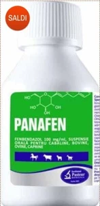 2×PANAFEN 1L -10% FENBENDAZOLE -SVERMINAZIONE SOLUZIONE ORALE (UGUALE PANACUR) - Foto 1 di 1