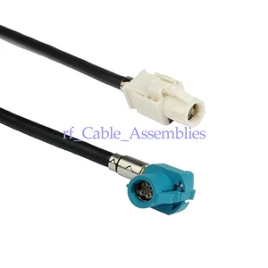 10x BMW CIC COMBOX USB Cable Fakra HSD Z female Angle to B Decar 353 4-Core 1.2m - Picture 1 of 7