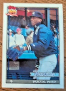 Pascual Perez New York Yankees 1991 Topps Baseball Card #701 MINT - Picture 1 of 2