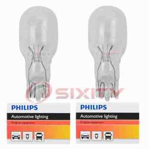 2 pc Philips Stepwell Light Bulbs for Ford Crown Victoria Grand Marquis mw