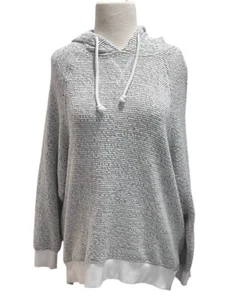 Sudadera con capucha túnica suave manga larga gris claro Lou & Grey mediana campesina - Imagen 1 de 7