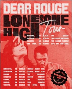 Poster Dear Rouge Lonesome High Tour 2025 Poster, gift fans - Picture 1 of 8