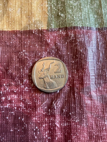 South Africa 2 Rand iNingizimu Afrika - iSewula Afrika Coin  2003 Cover