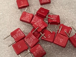 10 un. tapas de poliéster metalizado WIMA MKS-2 47nF 5% 0.047uF 63V RM 5 mm nuevo de lote antiguo - Imagen 1 de 5