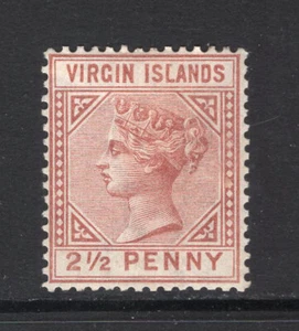 M26287 British Virgin Islands 1879 SG25 QV: 2½d red brown. LMM, Cat £120 - Picture 1 of 1
