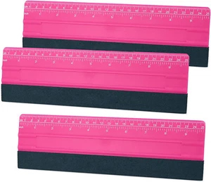 3 Pcs Window Tint Squeegee Scratch Free Suede Felt Squeegee for Vinyl Wrap Tools - Picture 1 of 8
