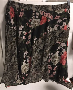 INC International Concepts Women's PLUS Size Flare skirt. Snake blossom . 20W G5 - Picture 1 of 4