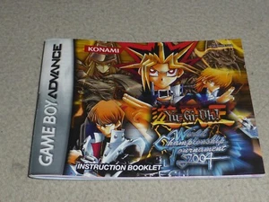 GAMEBOY ADVANCE MANUAL YU GI OH WORLD CHAMPIONSHIP TOURNAMENT 2004 BOOKLET ONLY - Picture 1 of 3