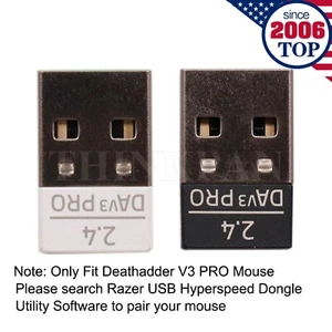 USB Receiver Dongle Adapter for Razer DeathAdder V3 Pro Wireless Gaming Mouse - Picture 1 of 6