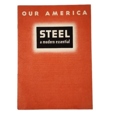Coca Cola 1942 Our America Education Series Picture Story Steel Litho Print Book - Image 1 of 4