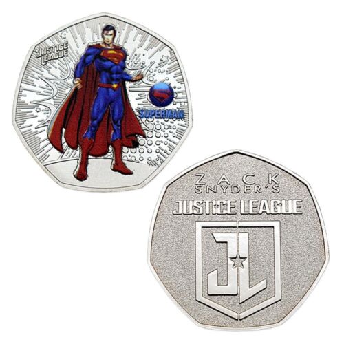Super Man Silver Coin Justice League DC Comic Books Zack Snyder Fantasy Film USA