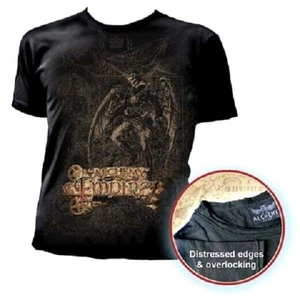 Black Baron BTF467 Fitted Cotton T-Shirt By Alchemy Gothic - Picture 1 of 1