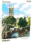 Large New completed tapestry Punting at Oxford, Magdalen Tower picture gift