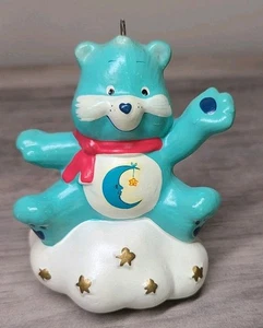 Bedtime Bear Care Bears 3" Christmas Ornament 1985 American Greetings-Vintage - Picture 1 of 7