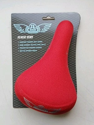 Asiento volante Se Bikes BMX - rojo 155 mm ancho rieles de acero cromado Foto 1 de 4