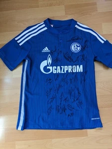 Trikot. Schalke. 2024/25. 28 Orginale Autogramme. Adidas. Kinder. Blau. Gr. 152 - Bild 1 von 8