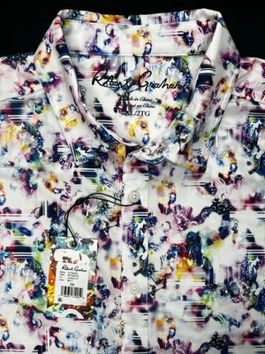 Robert Graham LE PELOSA Paisley $198 2XL Classic Fit Short Sleeve NWT XXL - Image 1 of 4