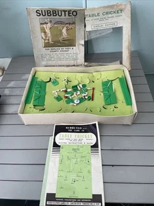Espositore cricket da tavolo Subbuteo vintage edizione. Ricambi gioco anni 70 in scatola - Foto 1 di 5
