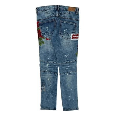 Unbranded Jeans - 32W 30L Green Denim - image 1 of 4