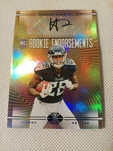 2022 HASSAN HASKINS PANINI IMPRESSIONS AUTOGRAPHED AUTO ROOKIE CAED RC #26 /199 - Picture 1 of 2