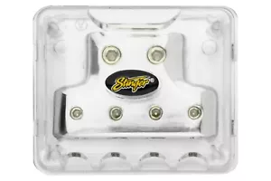 Stinger SPD513 Two 4G In Four 8 Gauge Out Power/Ground Distribution Block - Picture 1 of 1