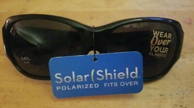 Protector Solar Polarizado Se Ajusta Sobre, Tamaño Md/Lg, Negro Foto 1 de 2