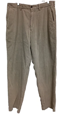 Pantalones chinos de pana Daniel Cremieux Classics para hombre talla 36 X 32 beige preppy Foto 1 de 4