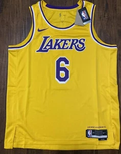 Camiseta deportiva Nike Los Angeles Lakers Lebron James NBA Swingman Icon Edition XL nueva con etiquetas - Imagen 1 de 11