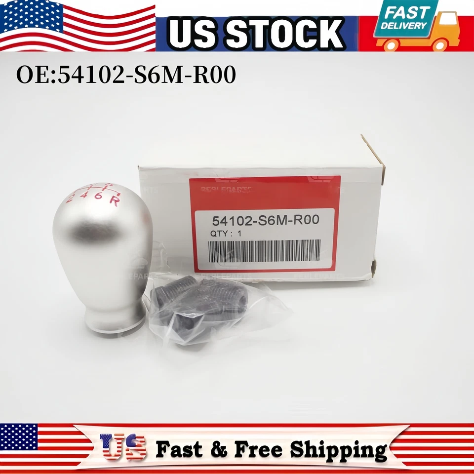 Botão de câmbio de alumínio HONDA genuíno CIVIC EP3 S2000 RSX Integra DC5 Accord CL7 6MT - Imagem 1 de 4