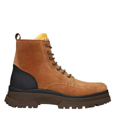 NUEVO $795 MONCLER ULYSSE SCARPA CUERO BOTAS DE SENDERISMO Talla MonclerShoe8 EUR42 Foto 1 de 4