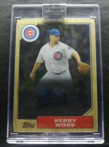 2022 Topps Clearly Authentic Kerry Wood 35th Anniversary Auto #87TBA-KW encased - Picture 1 of 2
