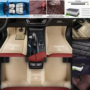 For Chevrolet Cruze Car Floor Mats Auto Luxury Custom Liners Carpets All Weather - Foto 1 di 34