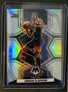 2021-22 PANINI MOSAIC SILVER PRIZM #4 JORDAN CLARKSON - UTAH JAZZ - Picture 1 of 2
