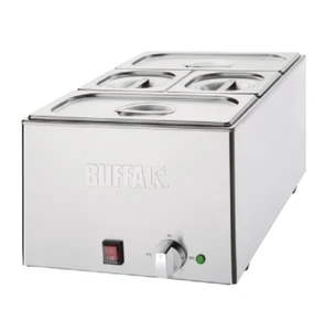 Buffalo Bain Marie With Pan Pot Cookware Electric Food Warmer @Next Day delivery - Picture 1 of 4