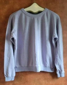 Neu Jungmaven Crux Cropped Sweatshirt French Terry Misty Flieder Damen L Hanf - Bild 1 von 6