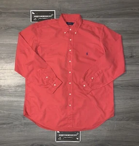 RALPH LAUREN Herren Big & Tall rot Classic-Fit Garment-Dyed Oxford Hemd - Bild 1 von 9