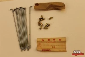 NOS HONDA REAR WHEEL SPOKES SET (10) 1967 , 1965 CL90 OEM # 42630-056-670 OEM - Picture 1 of 10