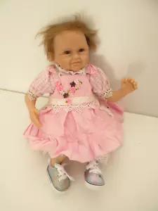NPK 15" REBORN WEIGHTED NEWBORN BABY BOY/GIRL DOLL & magnetic dummy OUTFIT - Picture 1 of 4