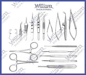 17PCS CATARACT SURGERY INSTRUMENT SET - Picture 1 of 3