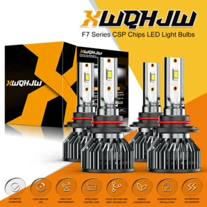 6000K Front LED Headlight Bulbs For Cadillac Fleetwood 1987-1996 Low & High Beam - Picture 1 of 8