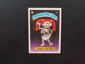 1985 Topps Garbage Pail Kids 1st Series 1 Matte Card #29b Thin Lynn Cl *Lower Gr - Bild 1 von 6