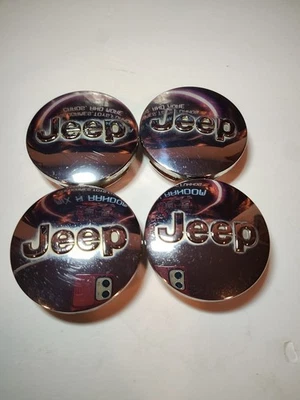 JUEGO TAPAS CENTRALES CHRYSLER JEEP 2.5" 64MM ORIGINALES DE FÁBRICA OEM 1LB77TRMAB Foto 1 de 4