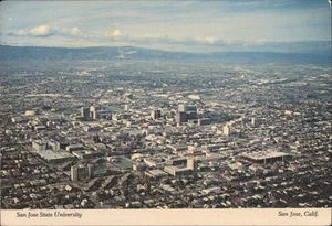 Aerial View of San Jose State University and Downtown,CA Santa Clara County - Bild 1 von 2