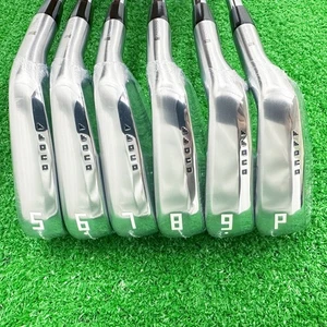 ◼️6pcs◼️ NEW ONOFF Kuro Forged 2025 Iron Set 6clubs 5-9,Pw NS PRO Modus110 S - Picture 1 of 10